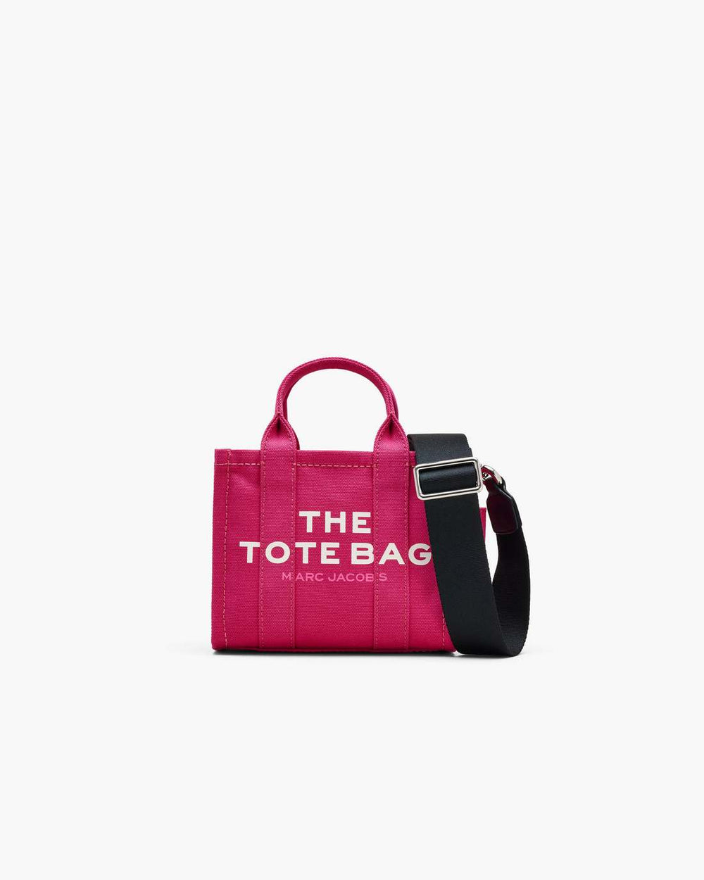 The Canvas Crossbody Tote Bag Raspberry Pink