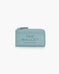 The Leather Top Zip Multi Wallet Sky Blue