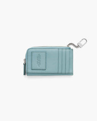 The Leather Top Zip Multi Wallet Sky Blue