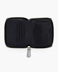 The Coated Glitter Everyday Slim Compact Wallet Silver