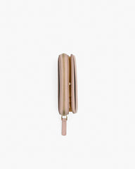 The Leather Mini Compact Wallet Rose