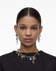 The Grunge Glam Charm Necklace Gold/Silver