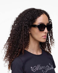 The J Marc Cat Eye Sunglasses Black