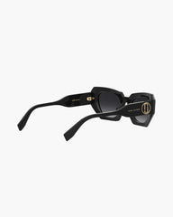 The J Marc Cat Eye Sunglasses Black