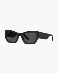 The J Marc Square Cat Eye Sunglasses Black
