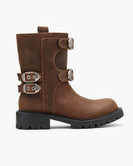 The Kiki Moto Boot Tobacco