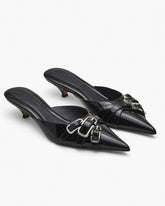 The Emma Kitten Heel Black