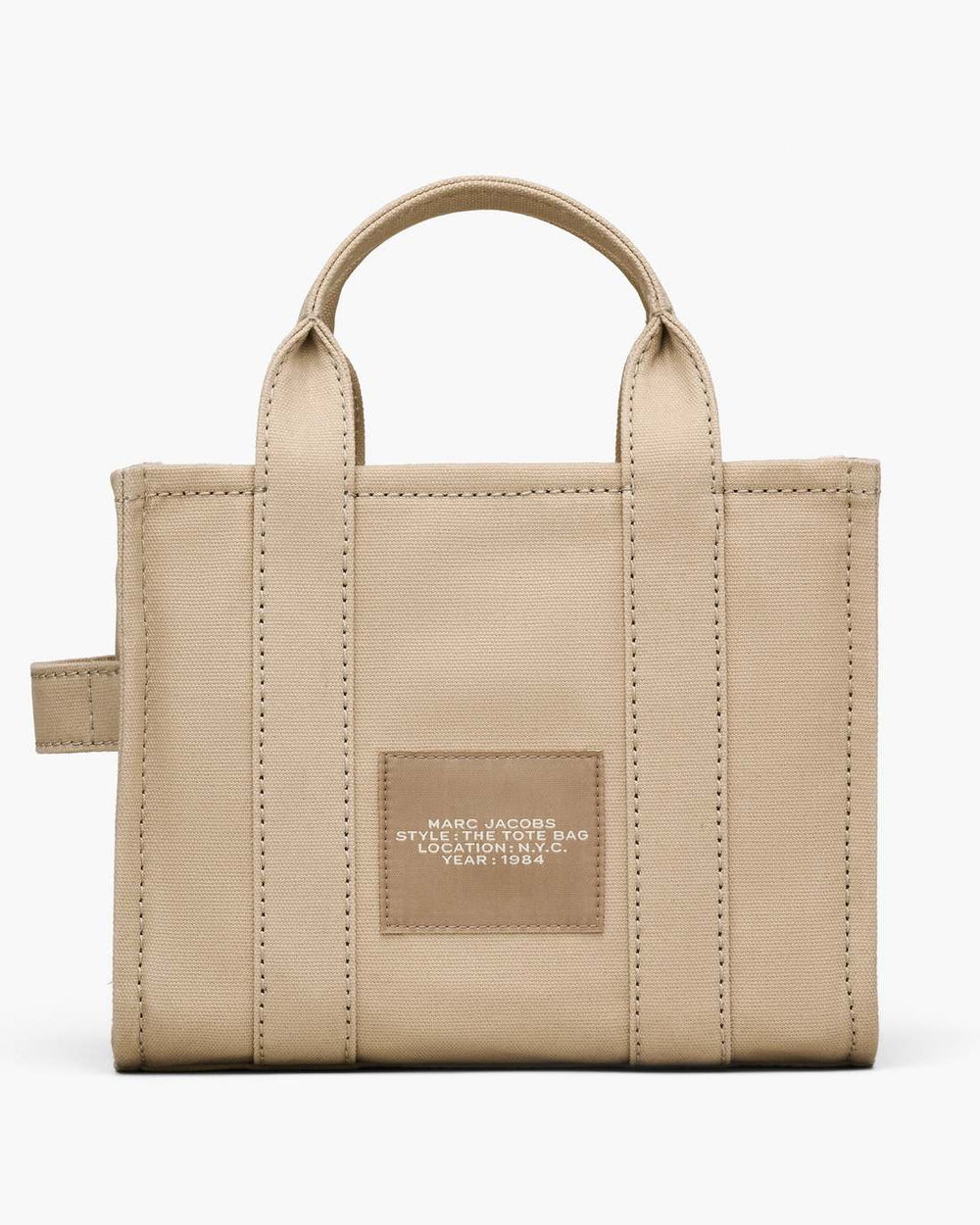 The Daisy Doodle Canvas Small Tote Bag Beige Multi