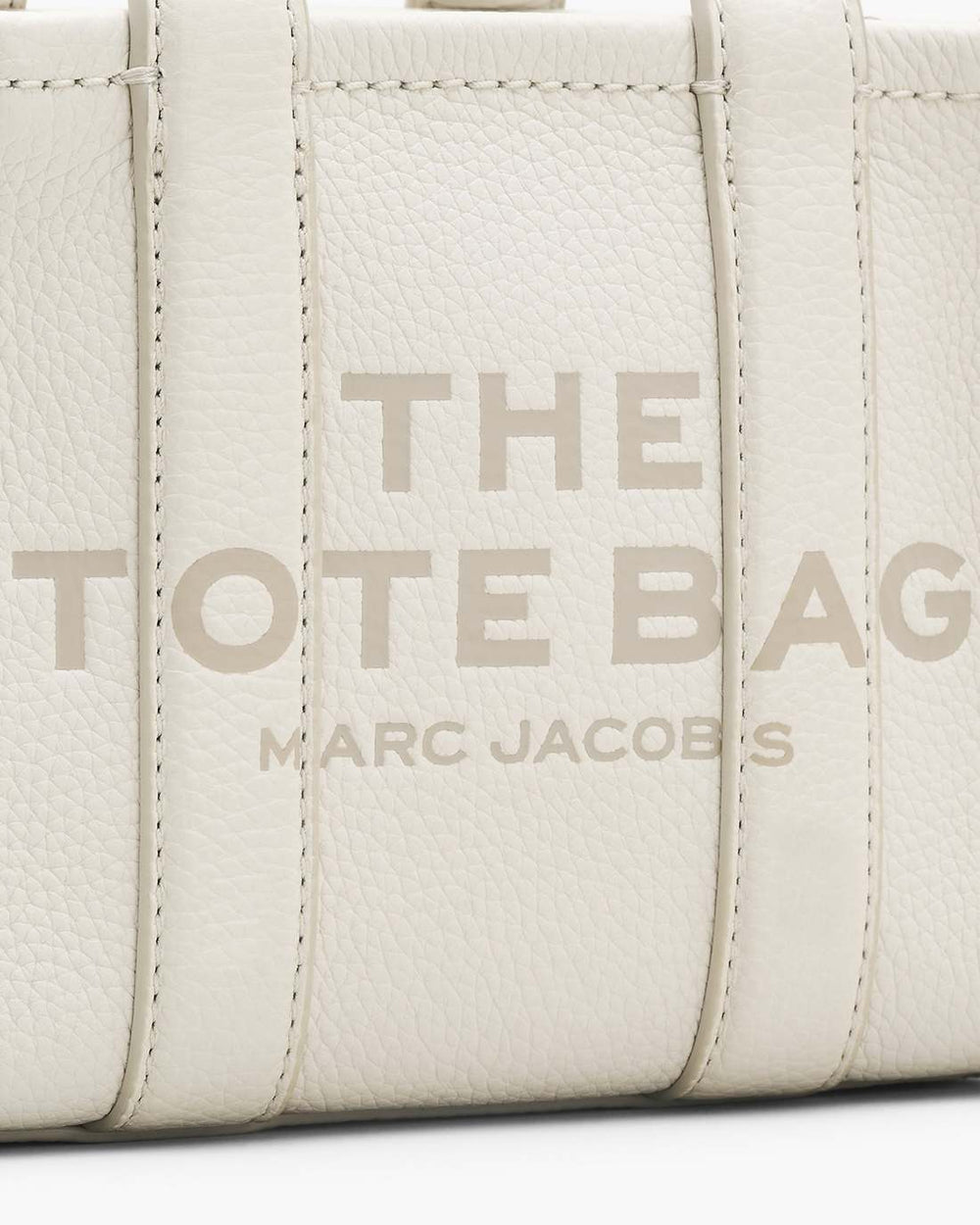 The Leather Crossbody Tote Bag Cotton/Silver
