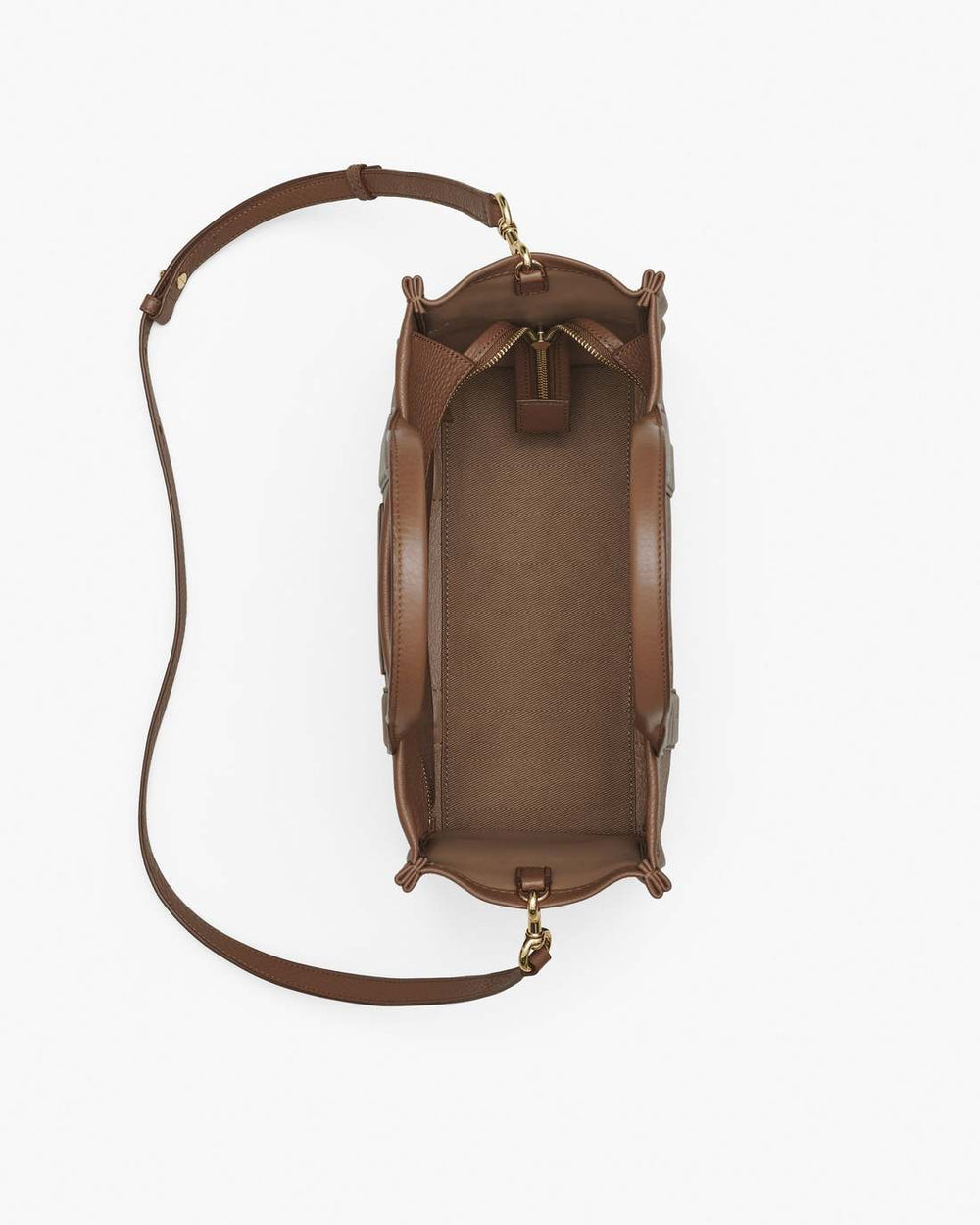The Leather Medium Tote Bag Argan Oil