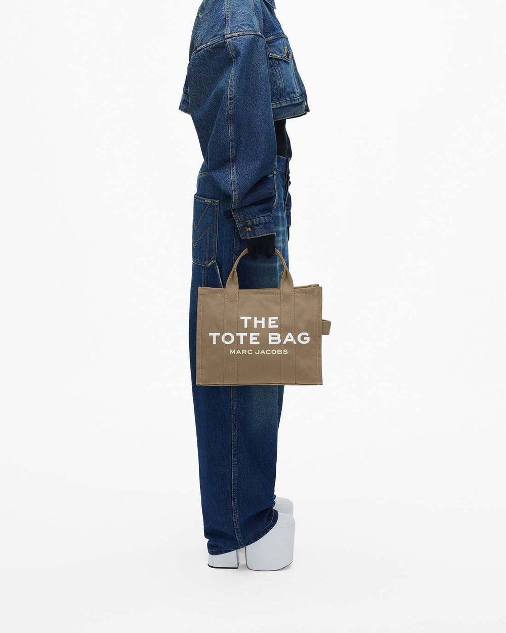 The Canvas Medium Tote Bag Slate Green