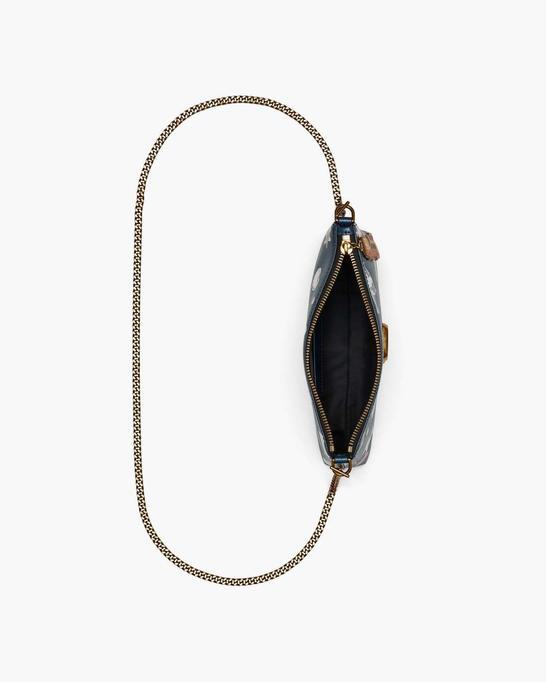 The Trinket Snapshot Convertible Shoulder Bag Navy Multi