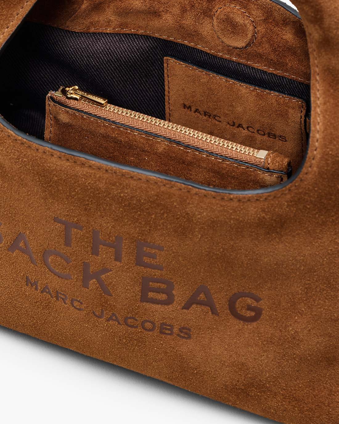 The Suede Mini Sack Bag Copper