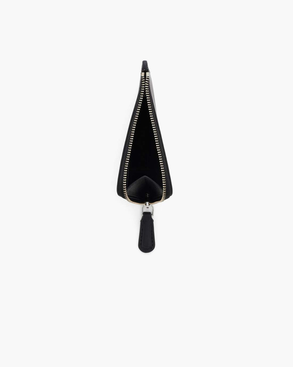 The Everyday Top Zip Charm Wallet Black