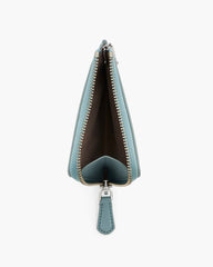 The Everyday Top Zip Wallet Sky Blue