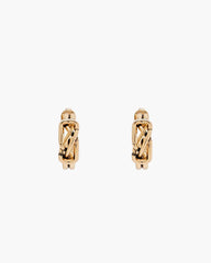 The Dual Hoop Earrings Gold