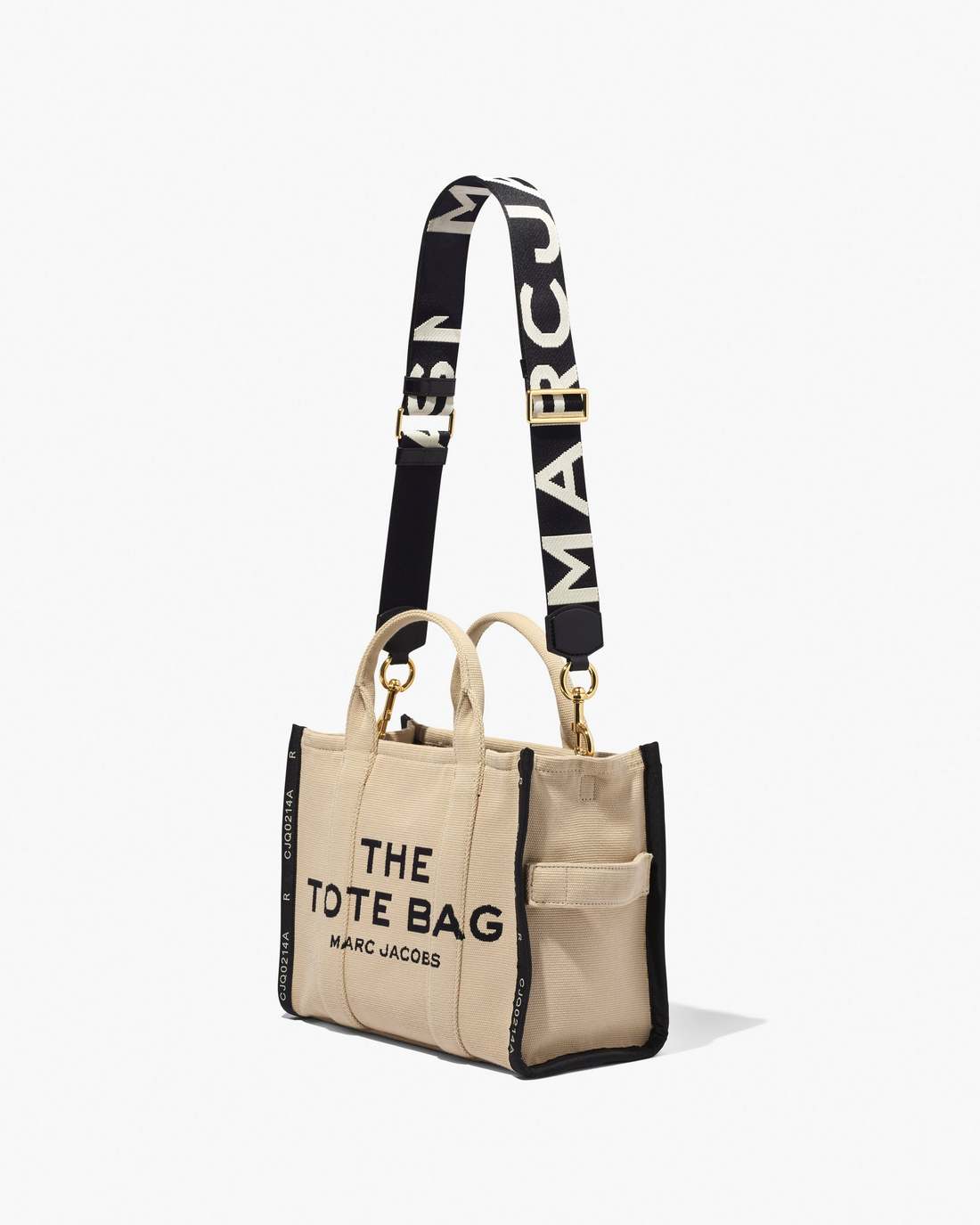 The Logo Webbing Strap Black/White