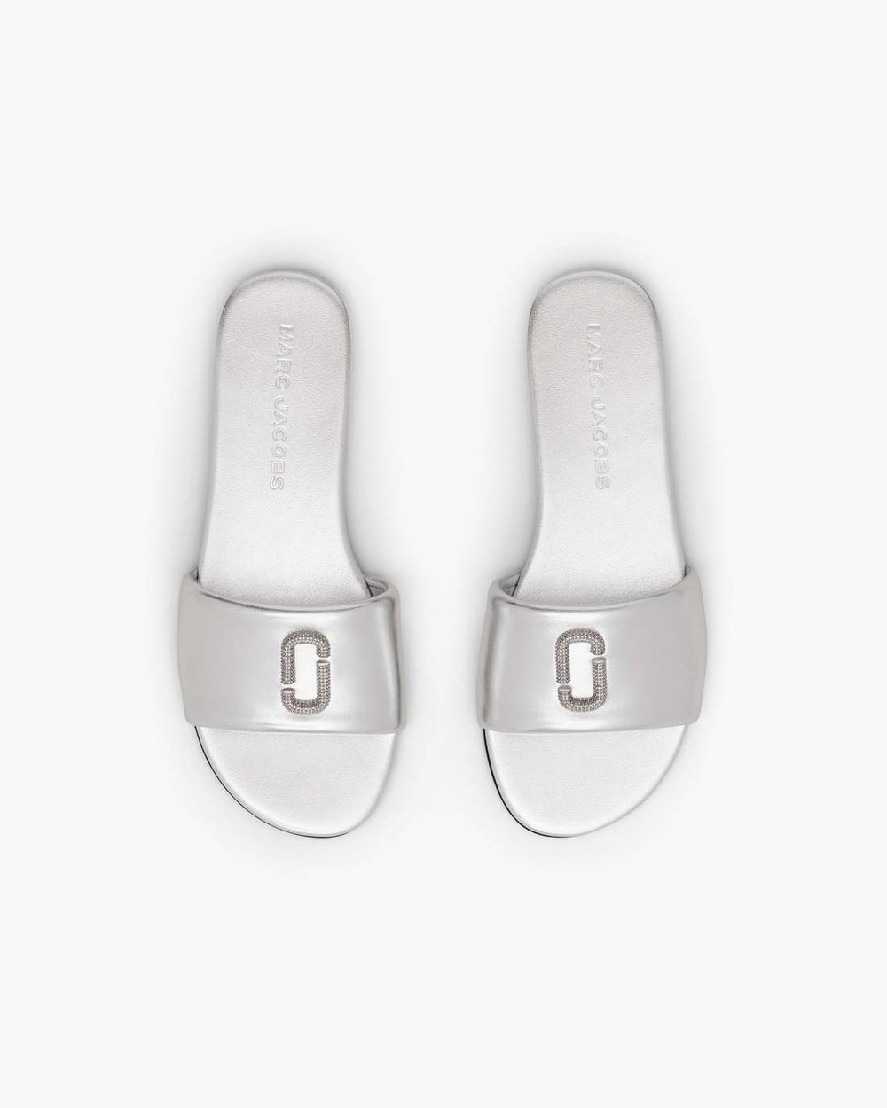The Pave Snapshot Slide Silver