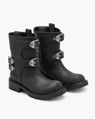 The Kiki Moto  Boot Black