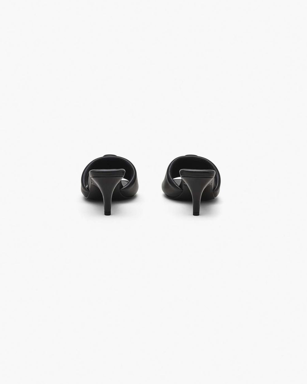 The Leather J Marc Heeled Sandal Black